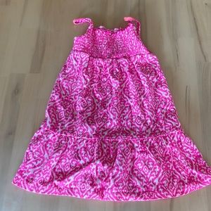 Carter’s 4T pink and white ikat pattern dress